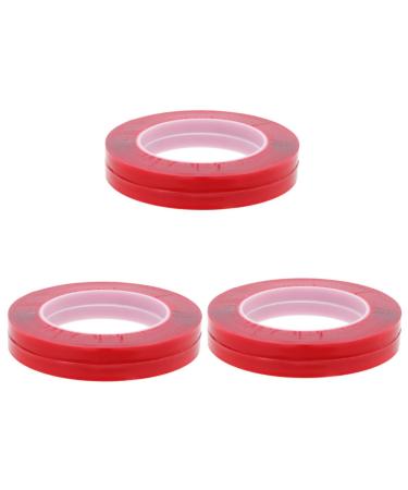 MAGICLULU 6 Rolls Nail piece nail display tapes nail display holder double-sided nail tape stickers double sided tape display stand crystal display bar double sided display board