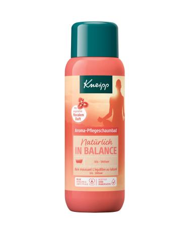 Kneipp aroma care foam of course in balance bathing additive with natural iris extract and ethereal vetive oil gentle skin care floral balancing fragrance 400ml - Buy Online on GoSupps.com
