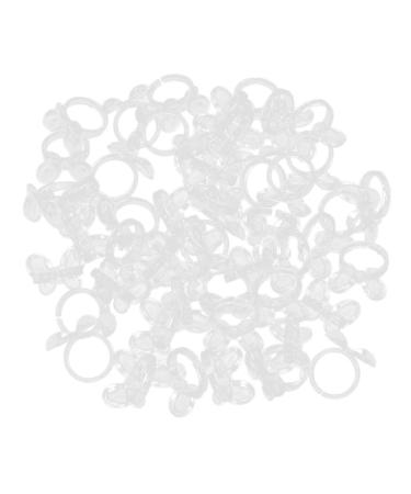 100 pcs nail design tips rings color chart presentation display nail polish color chart artificial nail tips display clear