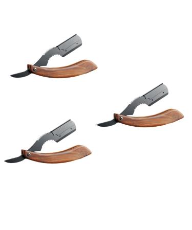 Beavorty 3 Stk Razor For Face Hairs Auslable Razor Women's Razor Manual Razor Bartschneider Shaving Handbook eyebrows trimmer rosewood