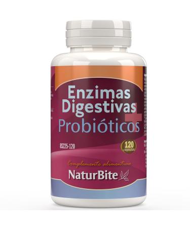 NATURBITE Enzymes+Probiotics 120 Capsules
