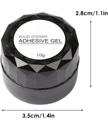Nail Rhinestone Glue Press on Nails Tips Solid Patch Gel Glue Manicure Gel Glue 10g press on nails glue - Buy Online on GoSupps.com