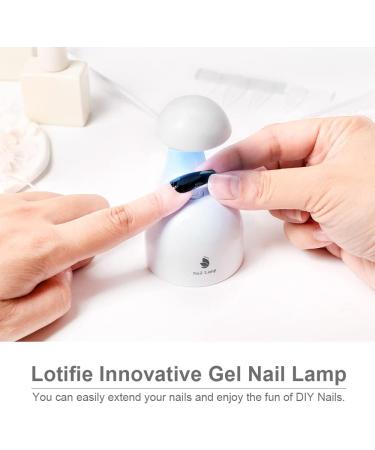 Lotifie Mini UV LED Nail Lamp - Nail Dryer for Gel Polish & Nail Art - Buy Online on GoSupps.com