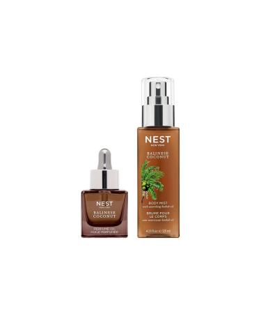 NEST New York Passport to Bali - Balinese Coconut Perfume Oil Body Mist and Balinese Coconut Perfume Oil