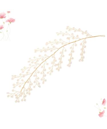 LALAFINA Womens Hair Accessories Gold Leaf Hair Clip Bridal Pearl Hair Vintage Leaves Wedding Barrettes Headpiece for Women Girls Womens Headbands - Buy Online on GoSupps.com