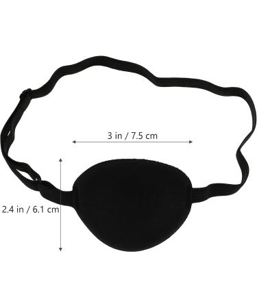 Buy BESPORTBLE Adjustable Pirate Eye Patch - One-Eyed Dragon Halloween Costume Accessory | Lazy Eye Patch (Black) - International Shipping Available - Buy Online on GoSupps.com
