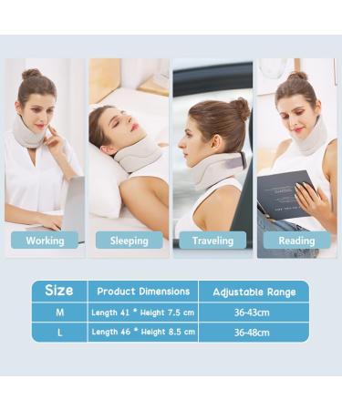 Flotown Neck Support for Pain Relief - Cervical Collar & Spine Alignment for Men & Women (L) - Buy Online on GoSupps.com