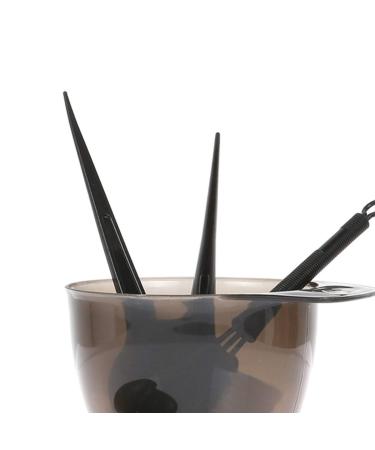 Lurrose Hair Dye Kit - 5-Piece Tinting Tools Set with Bowl Brush and Earmuffs for Home & Salon Use - Black Hair Dyeing Accessories - Buy Online on GoSupps.com