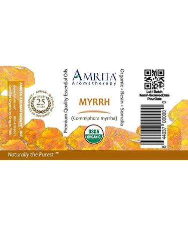 Organic Myrrh Essential Oil 100% Pure Undiluted Commiphora myrrha Therapeutic Grade Premium Quality Aromatherapy Oil Tested & Verified 5ML 0.17 Fl Oz (Pack of 1) - Buy Online on GoSupps.com