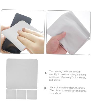 4pcs Microfiber Cleaning Cloths for Glasses & Eyeglasses - Polishing Cloths for Lenses & Saxophones | International Shipping Available - Buy Online on GoSupps.com