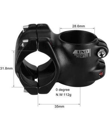 FOMTOR 31.8 Short Bike Stem for Mountain, Road, Fixed Gear, BMX - 35mm - Forged MTB Stem - Buy Online on GoSupps.com