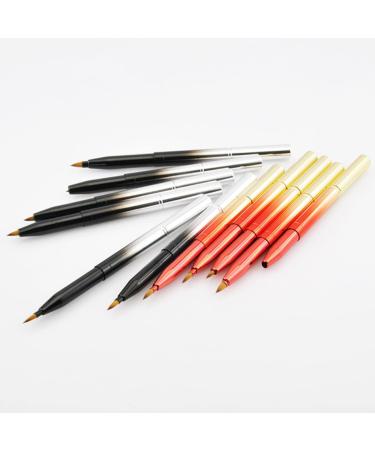 FOMIYES Eyeshadow Concealer Retractable Lipstick Liner Lip Eye Brush Dual End Makeup Brush Lip Applicator Eyeshadow Applicators Lipstick Applicator Double Head Travel Lip Gloss Brush medium As Shown - Buy Online on GoSupps.com