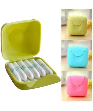 Kawehiop 4-Piece Tampon Storage Box - Durable Plastic Holder for Women | Organize and Simplify Your Bathroom - Buy Online on GoSupps.com