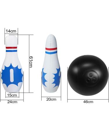Giant Inflatable Bowling Game Set - Fun for Kids and Adults | Indoor & Outdoor Party Game for Birthday Parties and Family Entertainment - SUNSHINEMALL - Buy Online on GoSupps.com