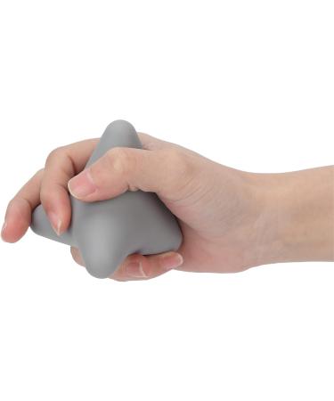 Silicone Massage Ball for Pain Relief | Trigger Point Presser & Hand Muscle Relaxer - Gray Fascia Ball Exercise Therapy - Buy Online on GoSupps.com
