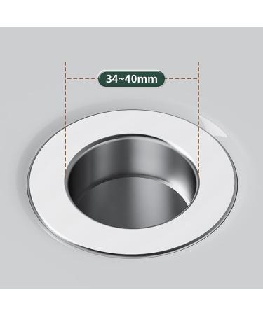 Effective Hair Filter & Quick Drainer ABS Sink Plug Drain Drain Plug Sink With Hair Strainer Popup Drainer Sink Plug & Drain - Buy Online on GoSupps.com