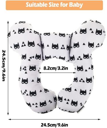 Baby Travel Pillow - KAKIBLIN Baby Neck Support for Car Seat & Pushchair - Grey - Buy Online on GoSupps.com