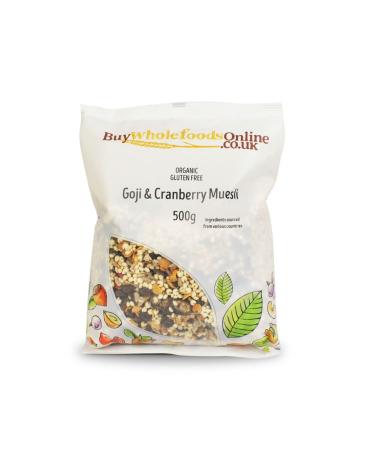 Organic Gluten Free Goji & Cranberry Muesli 500g (BWFO)