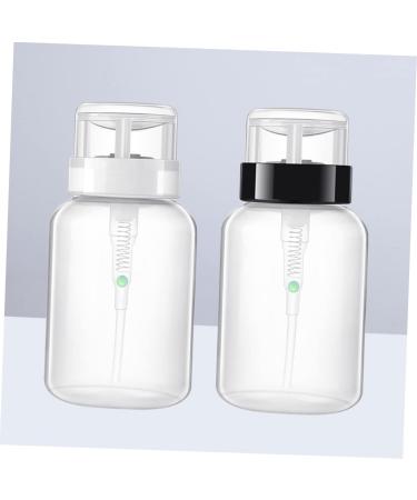  BIUDECO Set of 4 x 200ml Nail Polish Remover Bottles with Lockable Pump and Lockable Neck for Liquid Storage - Buy Online on GoSupps.com