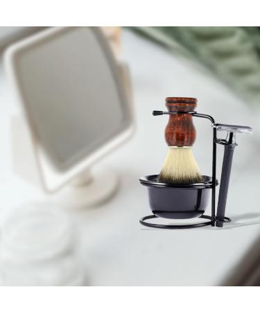 Danweix Safety Razor Brush Set for Men - Manual Razor Stand Brush Bowl & 10 Blades - Perfect Gift Set for Smooth Shaving - Buy Online on GoSupps.com