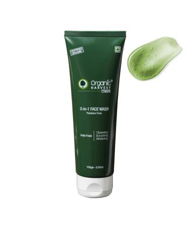 3-in-1 Organic Face Wash & Sunscreen SPF 50 Combo for All Skin Types - Paraben & Sulphate Free | 100% Natural 100gm Each - Buy Online on GoSupps.com