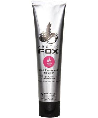 ARCTIC FOX 100% Vegan & Cruelty Free Vibrant Semi Permanent Hair Colour Dye - Virgin Pink 165 ml e - Buy Online on GoSupps.com
