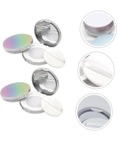 VINTORKY 2pcs Box Powder Box Cake Boxes Cushion Compact Empty Plastic Loose Powder Cases Ultra Thin Clamshell - Buy Online on GoSupps.com