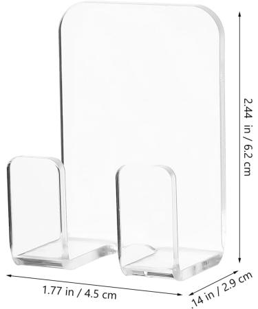 MIKIKIT 3-Pack Transparent Shower Razor Holder with Suction - No Punching Acrylic Bracket for Easy Mounting - Buy Online on GoSupps.com