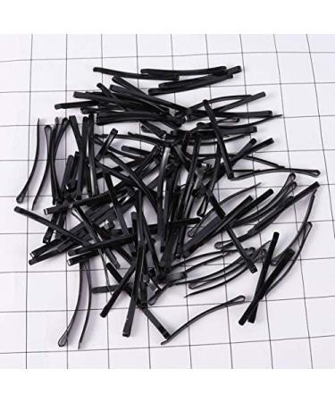 Frcolor Bob Pins - Classic Flat Curved Hairpins Clips 100 Black Pieces for Secure Styling - International Shipping Available - Buy Online on GoSupps.com