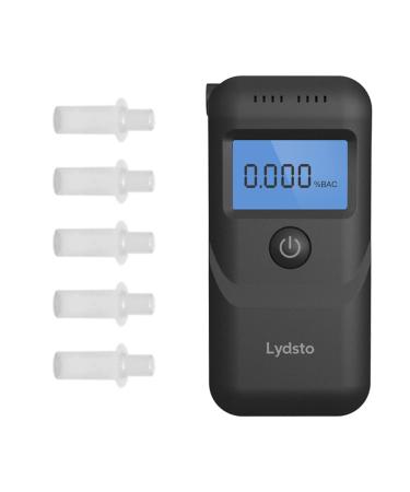 Lydsto Breathalyzer Breath Alcohol Tester Quick Response LED Display Portable for Personal & Professional-Grade Accuracy Use Semiconductor Sensor with 5 Mouthpieces