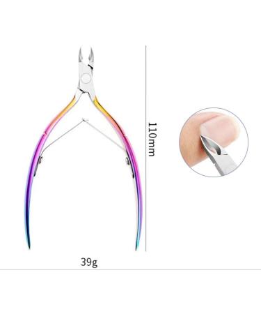 5pcs Nail Cuticle Pusher Tweezer Rainbow Nipper Clipper Edge Cutter Dead Skin Remover Scissor Plier Pedicure Nail Tools Little Surprise - Buy Online on GoSupps.com