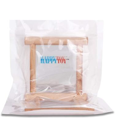2Pcs Bird Mirror & Swing Toy for Budgies, Parrots, Love Birds - Fun Playtime in Cage - Buy Online on GoSupps.com