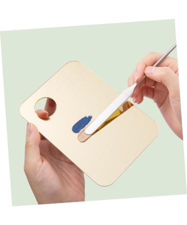 NOLITOY 2 ensembles Palette de Maquillage Acrylique L g re avec Spatule pour Fond de Teint et Ombres Paupi res Outils Portables pour Professionnels et Amateurs - Buy Online on GoSupps.com