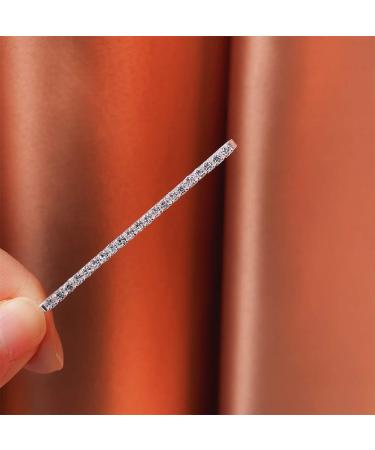 8 pieces Rhinestone Bobby Pin  Shiny Hair Pin  Clear Crystal Hairpin  Metal Hair Clip Sparkly Hair Decoration for Women 8 pieces-clear - Buy Online on GoSupps.com