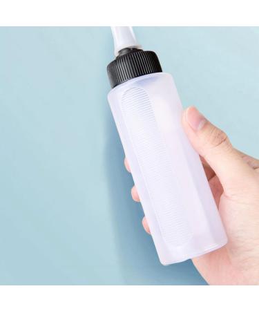 PRETYZOOM 4 pi ces Bouteilles Applicatrices pour Coloration Cheveux Flacons Rechargeables Blanc Lot de Faciles Presser et tanches pour Shampooing Teinture et Soins Capillaires Domicile - Buy Online on GoSupps.com