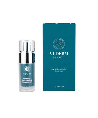 VI DERM Vitamin C Brightening Concentrate - Super-Concentrated 1 Fl Oz for Collagen Boost UV Protection & Pigmentation Prevention - Buy Online on GoSupps.com