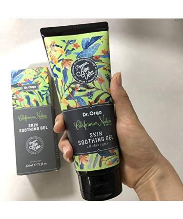 Aloe Vera Californian Nature Skin Soothing Gel 210ml | Natural Relief for Skin Irritations | Shop Internationally - Buy Online on GoSupps.com