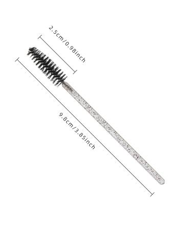 500PCS Disposable Eyelash Brushes - Upgraded Mascara Wands & Makeup Applicators for Eyelash Extensions & Eyebrow Grooming in Crystal Pink Yellow Green Black Blue - Perfect for Professionals & DIY - Buy Online on GoSupps.com