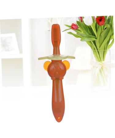 Minkissy 2-Pack Toddler Toothbrush Bite Ring - Safe Soft Bristles Training Brush for Children - Buy Online on GoSupps.com