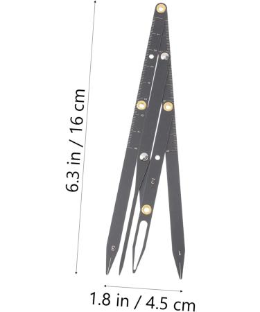 Balacoo 3pcs Eyebrow Scale Makeup Tools Brow Mapping Tool Measuring Tool Eyebrow Shape Eyebrow Pencil Miss 1 count (Pack of 1) Blackx3pcs - Buy Online on GoSupps.com
