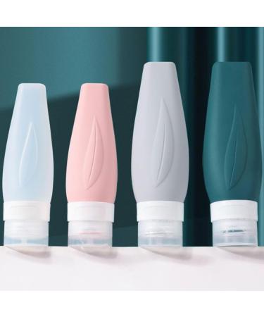 MAGICLULU 4 Sets Silica Gel Bottle Toiletries for Women Makeup Travel Containers Makeup Containers Travel Toiletry Squeezable Squeeze Lotion Miss Multifunction Cosmetic - Buy Online on GoSupps.com