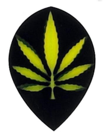 Poly Metronic Marijuana Pot Leaf Slim Size Dart Flights - 15 Assorted Designs - Buy Online on GoSupps.com