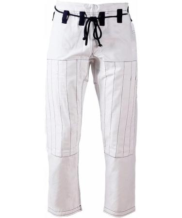 AKRON BJJ Gi Pants - White/Black Martial Arts Grappling Kimono | MMA Gear - Buy Online on GoSupps.com