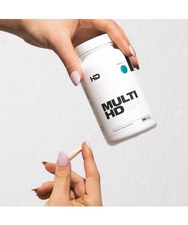 HD MUSCLE MultiHD Multivitamin Capsules | High Dose Active Multivitamin Immune System Support Muscle Function & Performance Energy Production & Metabolism | 30 Servings 120 Capsules MultiHD 120 count (Pack of 1) - Buy Online on GoSupps.com