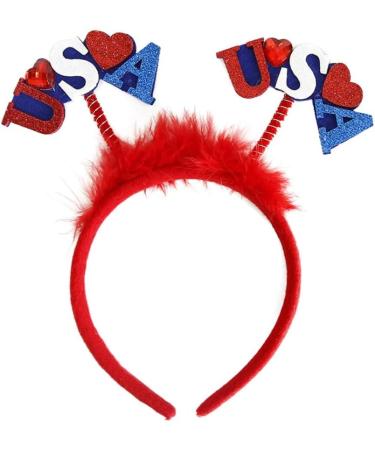 hgnxa 4th July Hair Hoop Headwear for Independence Day Headband American Head Boppers American Theme Independence Day - Buy Online on GoSupps.com