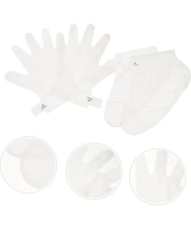 FOMIYES Lot De 2 Masques Exfoliants Et Hydratants Pour Mains Et Pieds Avec Prot ge-mains Pour Spa liminer Cuticules Peau Douce - Buy Online on GoSupps.com