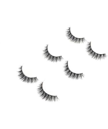 minkissy Fake Eye Lashes 3 Pairs Fake Eyelash Natural Eyelashes False Eyelash Long Thick Eyelashes Fake Lashes Cross False Eyelashes - Buy Online on GoSupps.com