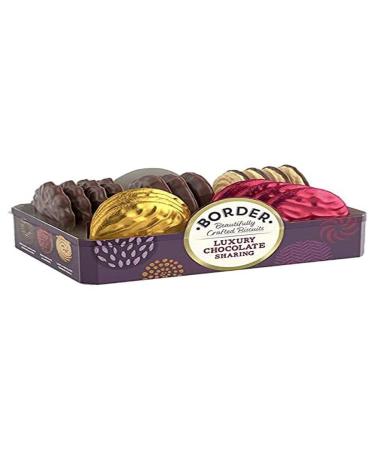 Border Set of 4 x 365g Luxury Chocolate Sharing Boxes - 5 Beautifully Designed Recipes for Sharing