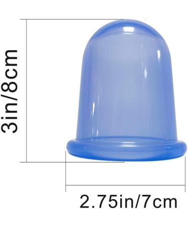 Buy Silicone Massage Cups - Large Cupping Therapy Set (2 Pack) for Pain Relief | International Shipping Available - Buy Online on GoSupps.com