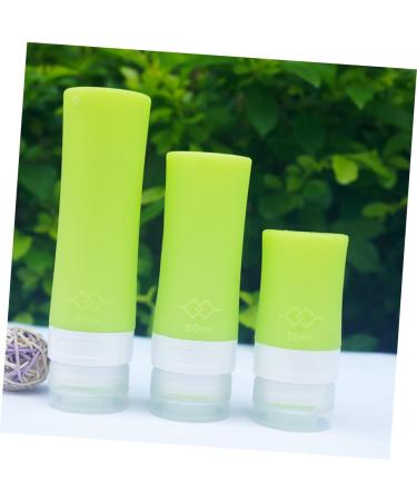 Beavorty empty cream jars Silicone pot jars Shampoo Tubes Sample Jars empty makeup containers makeup storage containers silicone containers cosmetic jars liquid makeup lotion travel bottle 80ml Green - Buy Online on GoSupps.com